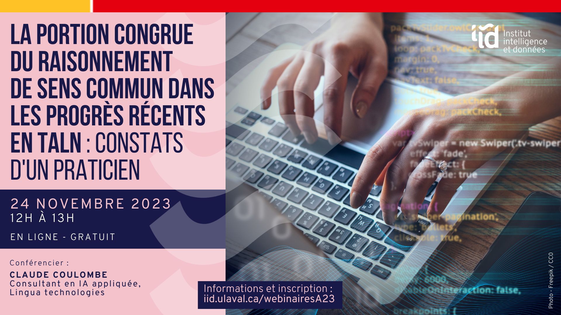 Webinaires De L IID Automne 2023 Institut Intelligence Et Donn es IID 