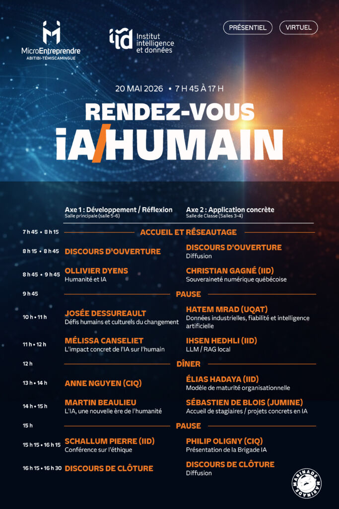 Rendez-vous IA / Humain programmation